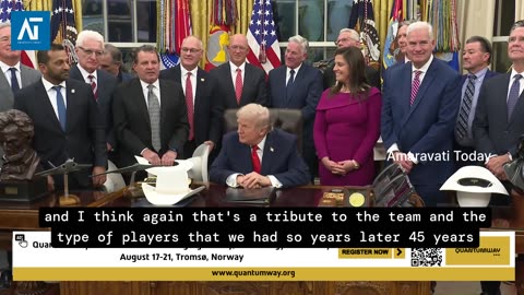 Trump Honors 1980 Miracle on Ice Team, Signs Controversial National AI Order | USA | Amaravati Today