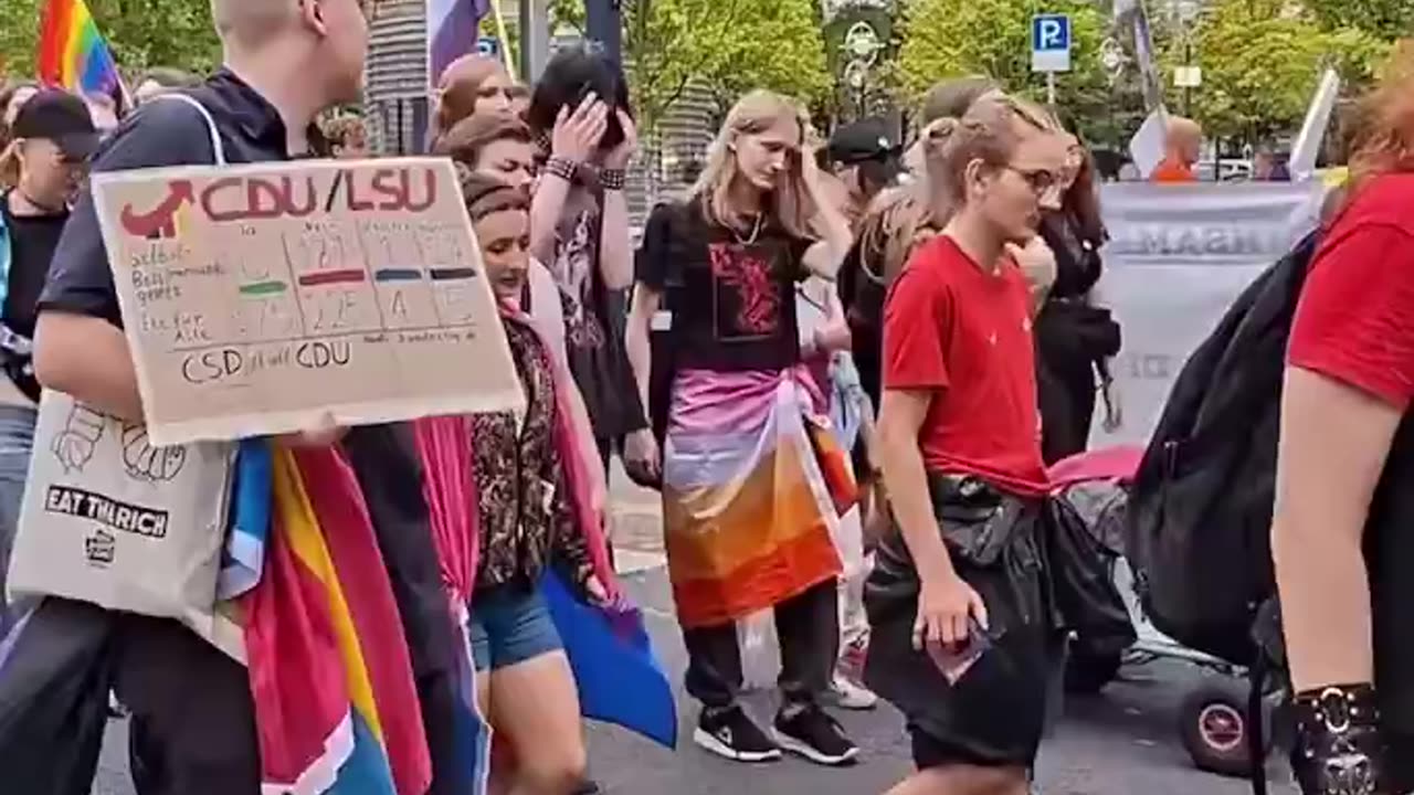 This is a protest against extremism. No, I am not kidding.