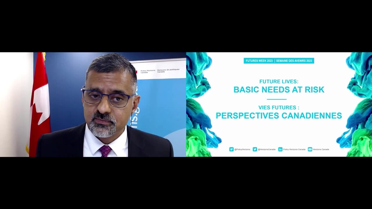 Future lives: Basic needs at risk | Futures Week 2023 Policy Horizons Canada biodigital convergence