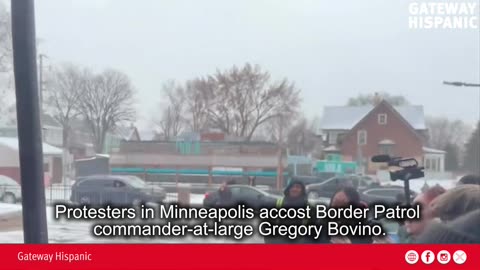 Protesters in Minneapolis accost Border Patrol commander at large Gregory Bovino