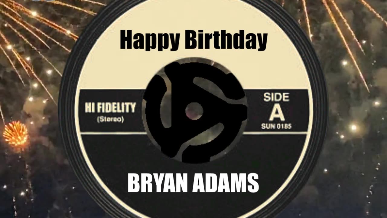 HAPPY BIRTHDAY to BRYAN ADAMS