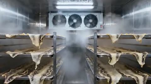 Python ear human being