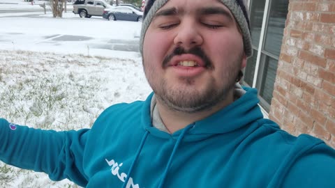 THE RARE TEXAS SNOWSTORM... (FIRST VLOG)