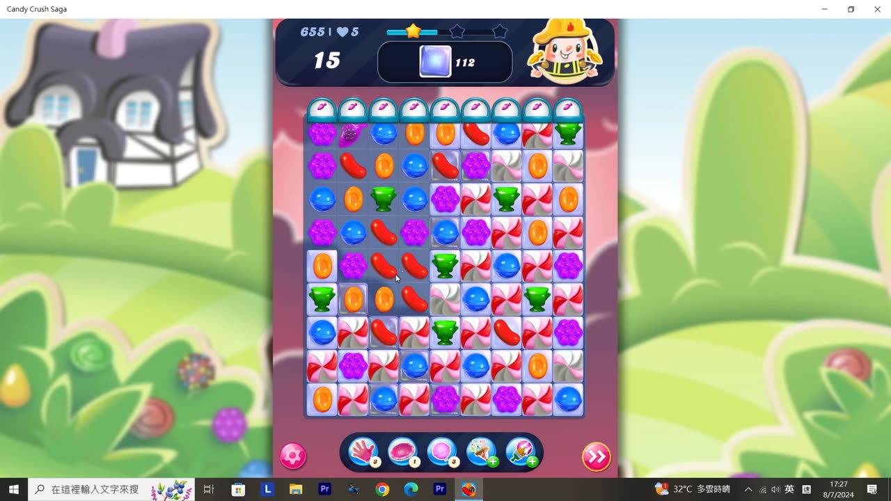 Candy Crush Saga Record (Level 655)