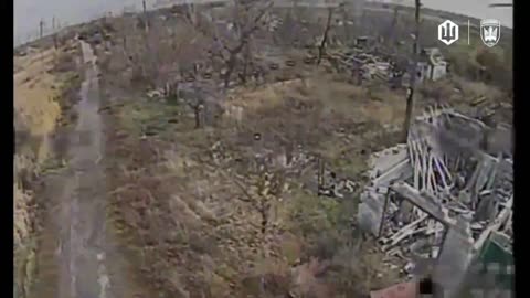 Russian Soldier Tries Using His Foot to Deflect Incoming Drone