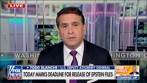Blanche Says DOJ Will Release ‘Several Hundred Thousand’ Epstein Files as Review Continues