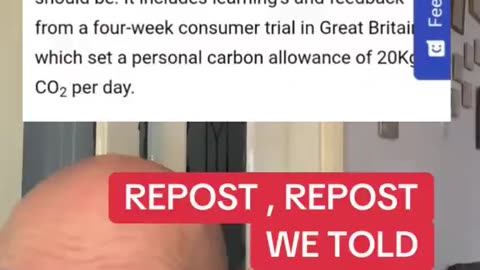 Did you know there is a white paper on personal carbon allowances. 👇