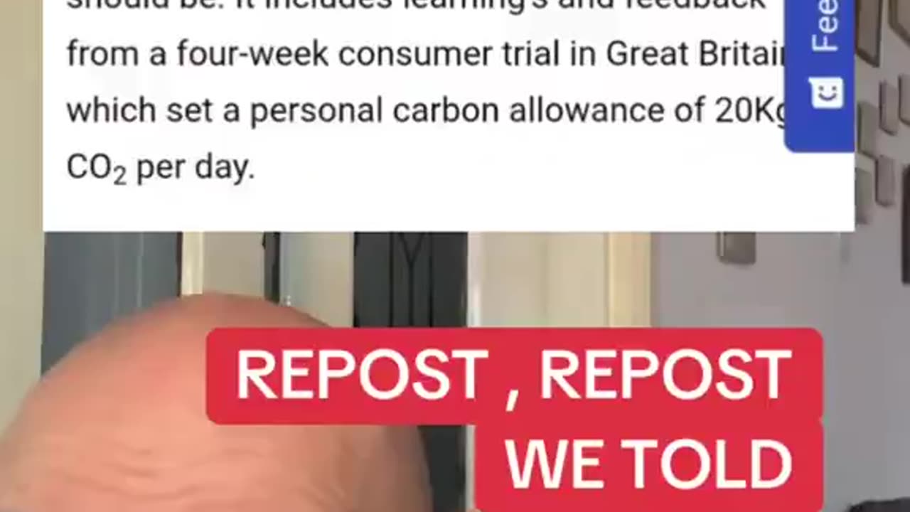 Did you know there is a white paper on personal carbon allowances. 👇