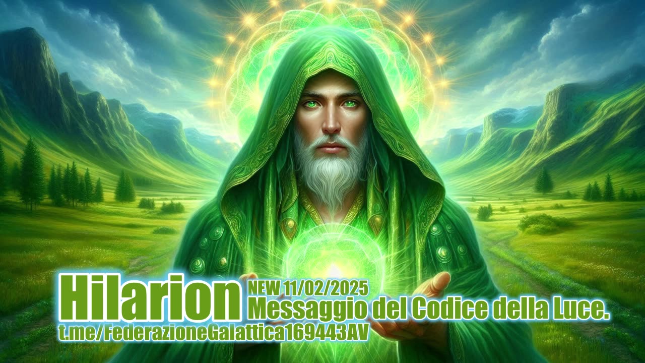 NEW 10/02/2025 - Hilarion. Messaggio del Codice della Luce -