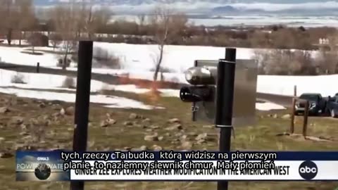„Obecnie na amerykańskim Zachodzie realizowanych jest 42 projektów zasiewania chmur. Przewiduje się, że w przyszłości pojawi się 200 kolejnych siewców chmur, a rząd federalny przeznaczył na ten cel 2,6 miliona dolarów.