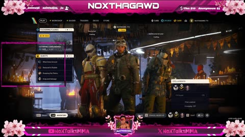 Evening stream, come hang!