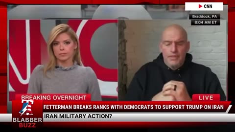 Fetterman Breaks Ranks With Democrats to Support Trump On Iran