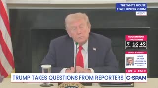 Great President Donald Trump one liner to NBC reporter