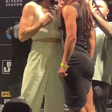 👀 IRENE ALDANA VS NORMA DUMONT INTENSE FACE OFF (NOCHE UFC)