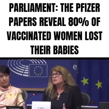 80% of VACCINATED women Lost Their Babies