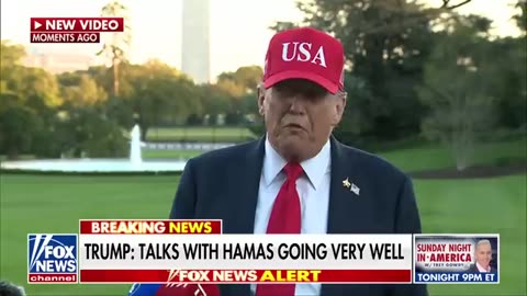 Trump_ Meetings on Hamas hostage release seem to be 'working'