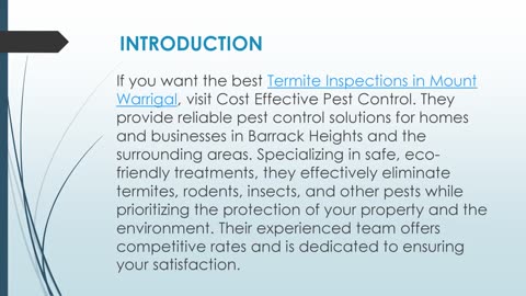 Best Termite Inspections in Mount Warrigal