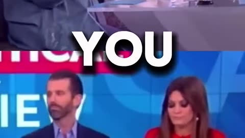 Joy Scolds The View Audience for Acting Like a MAGA Rally Cheering on Don Jr