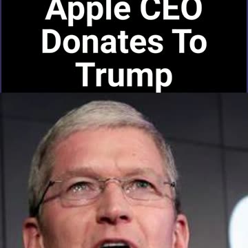 Apple CEO Donates To Trump
