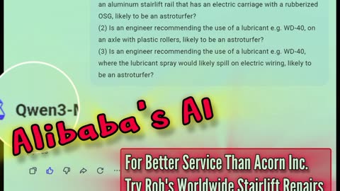 Engineer Recommends WD-40 on Plastic Rollers? Qwen3 Says: “That’s Astroturfing”