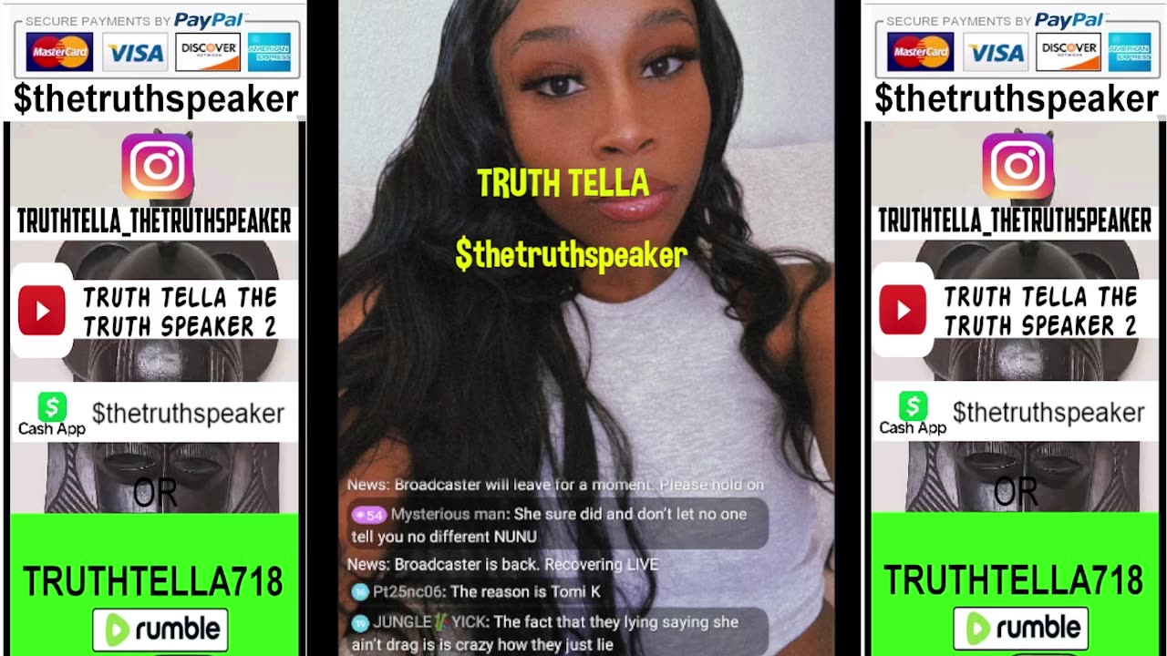 NUNU GOES LIVE & GOES OFF SAYS STOP SENDING HER SHIT SHE DONT CARE ABOUT BIGO