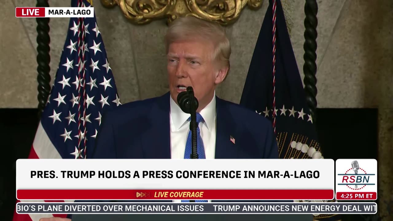 FULL SPEECH: President Trump Signs Executive Orders at Mar-a-Lago - 2/18/25