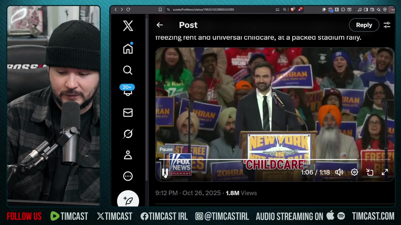 Mamdani CAUGHT Lying About Aunt On 9/11, Communism Projected To Win In NYC | Tim Pool