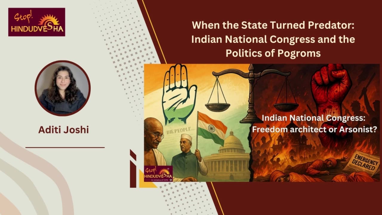 When the State Turned Predator: Indian National Congress and the Politics of Pogroms