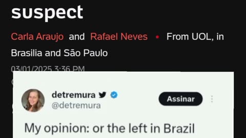 The @detremura communist asked the @STF_oficial to start making false attacks to incriminate the right, the STF followed their advice...