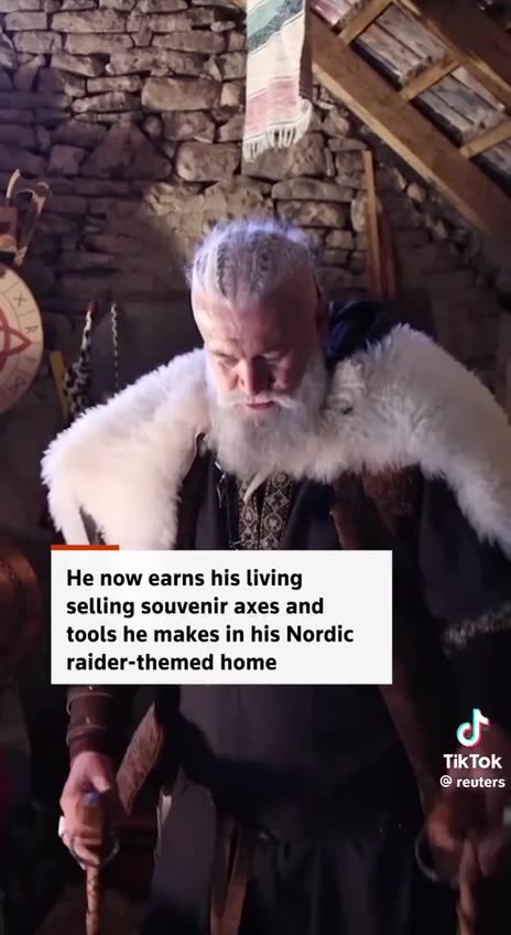 Man Leaves Modern Life Behind For Viking Lifestyle