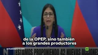 Delcy Rodríguez: "Rusia siempre podrá contar con Venezuela"