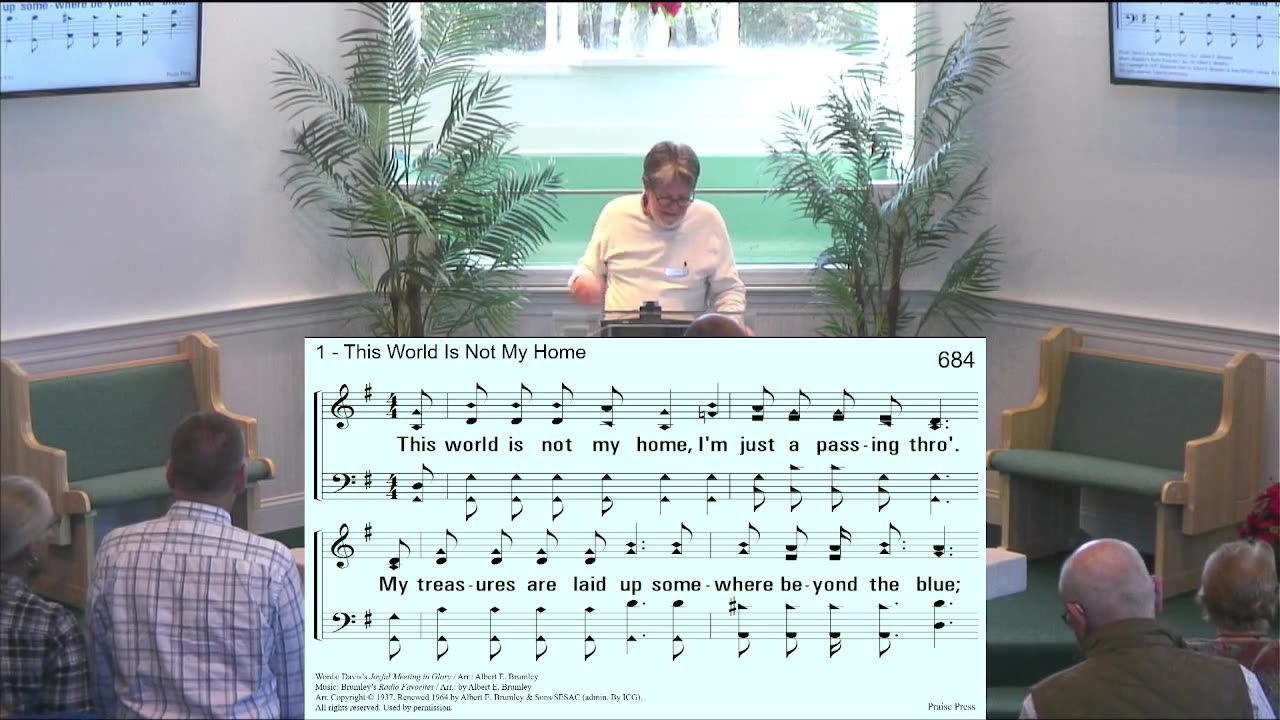 Sunday Worship Services Nov 30 2025