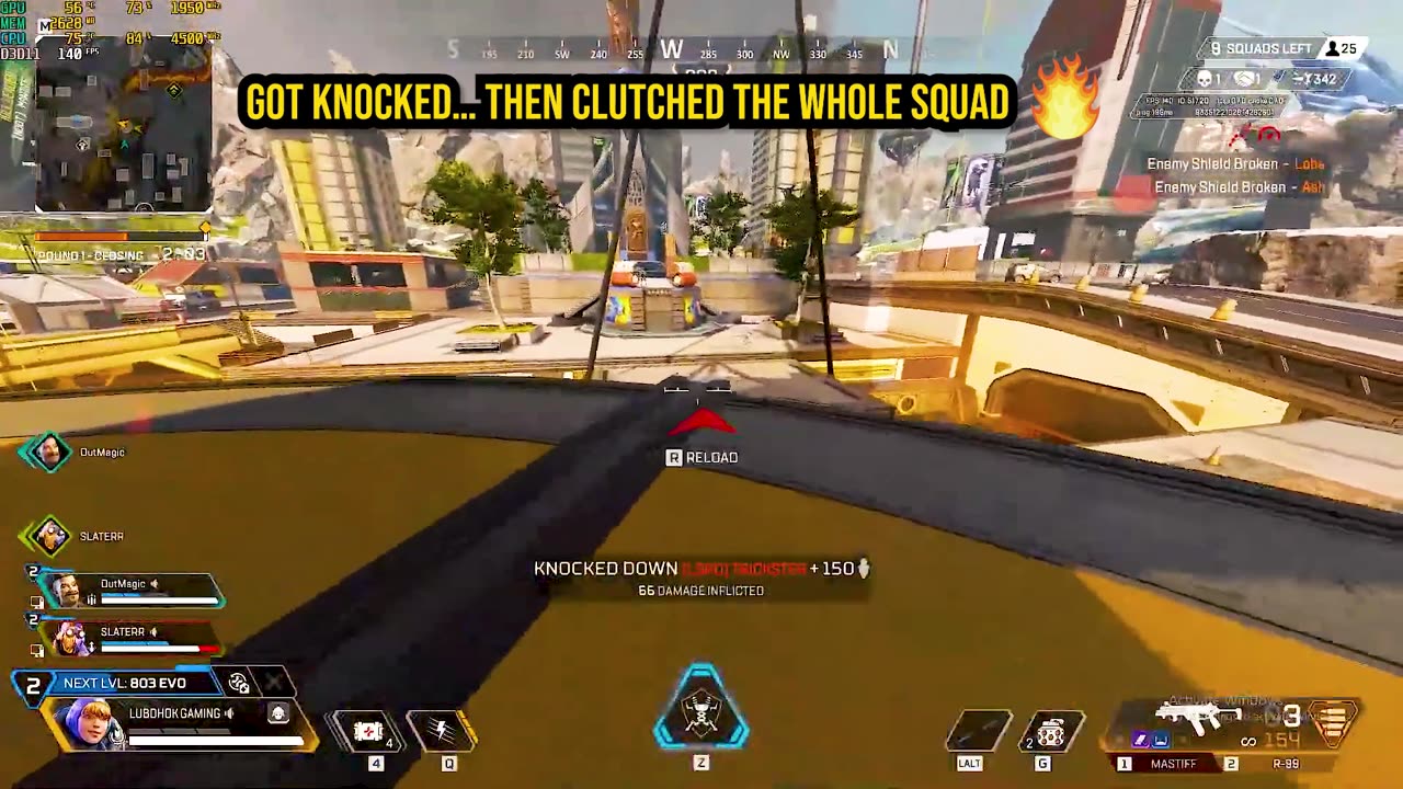 Wattson Clutch on World’s Edge ⚡🔥 | Apex Legends