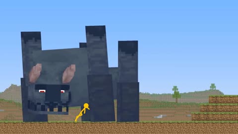 Titan Ravager - Animation vs. Minecraft Shorts EP 24 🎬❤️⏰👨‍👨‍👧‍👧