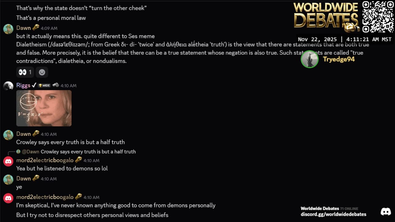 0182 WIDESTREAM - Worldwide Debates - YouTube/Twitch/Rumble