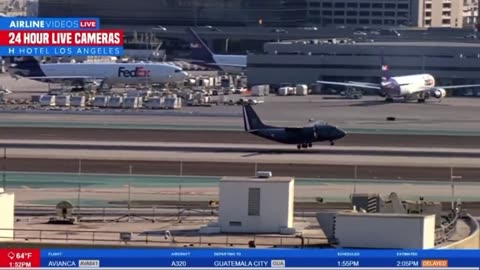 Firefighters from Mexico landed at Los Angeles International Airport to help fight