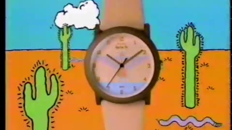 Timex Watch Colors AD 1992