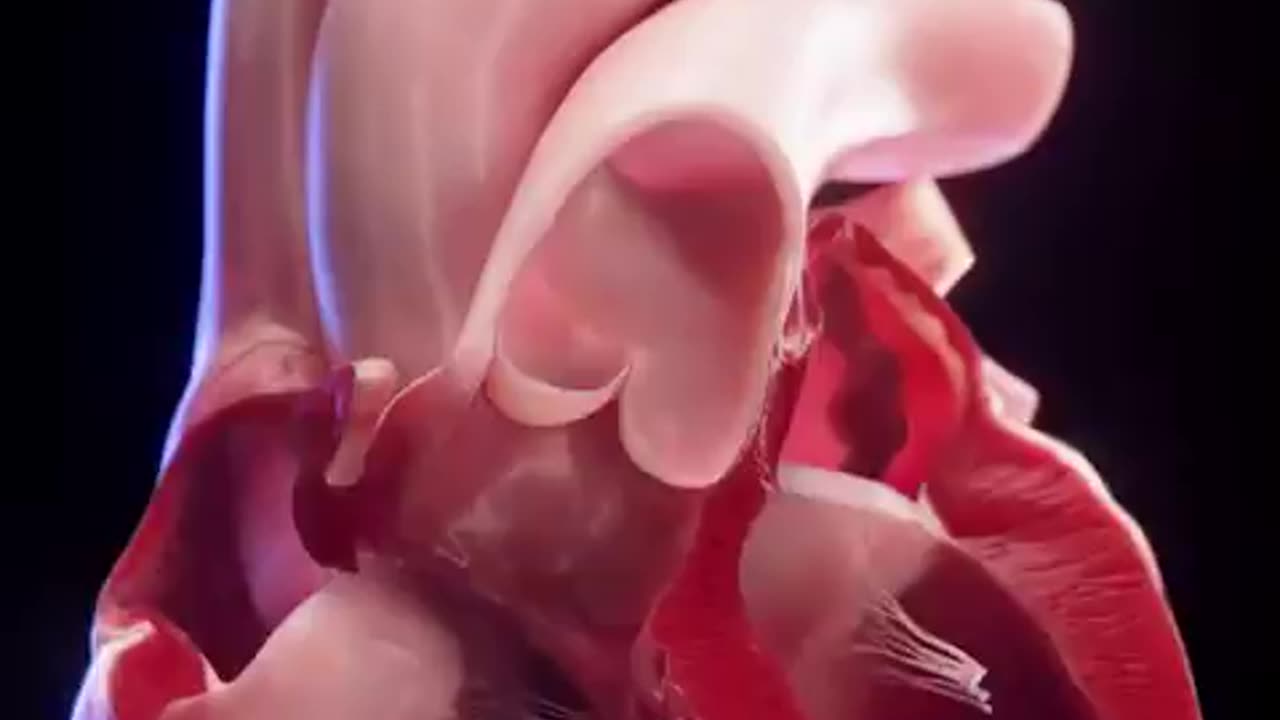 Human heart from the inside