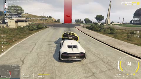 GTA V - Grand RP EN1 - Bugatti Chiron - Corrida de Rua de 04-01-2025 - 16:15 - Sargento Rodrigues