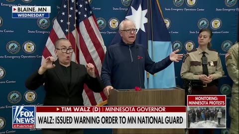 VIDEO: Tim Walz Tells Leftists to Prepare for a New American Civil War After Readying the Minnesota National Guard to Activate for the Possibility of "War With the Federal Government"