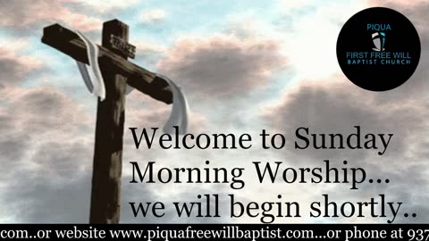 Sunday Morning Worship Service for October 26, 2025.