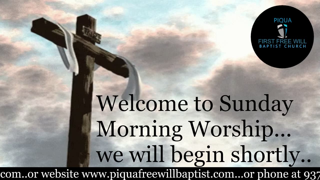 Sunday Morning Worship Service for October 26, 2025.