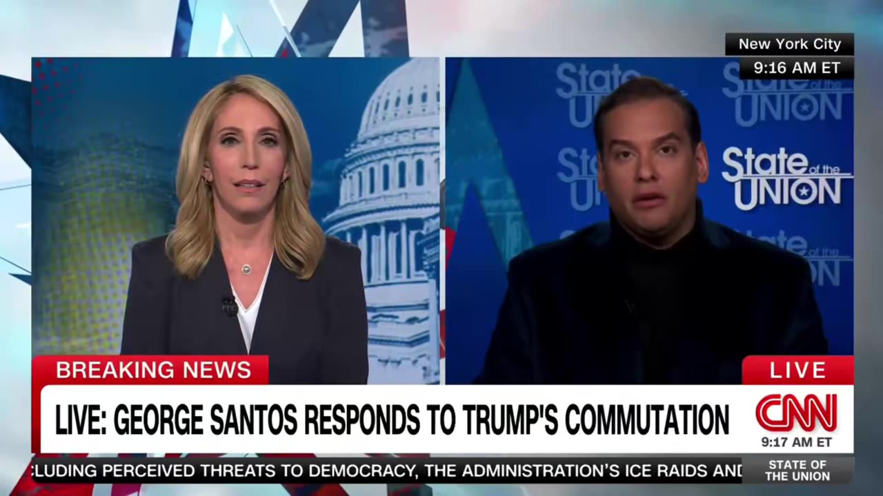 CNN’s Dana Bash: “Were you surprised that this happened? Santos: