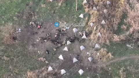 Countless Russian Soldiers Accumulating Outside Wire of Pokrovsk