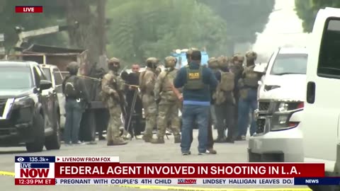 🚨 Federal agents involved in illegal alien car chase and shooting in LA