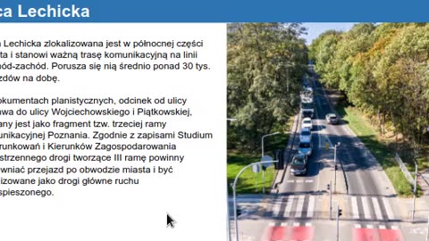 Przebudowa Lechickiej w Poznaniu - podsumowanie konsultacji