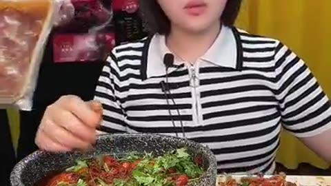 XiaoYu Mukbang ASMR 🍜 Satisfying Chinese Food Eating Show | Mymy No.75