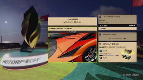 motorfest while got tome