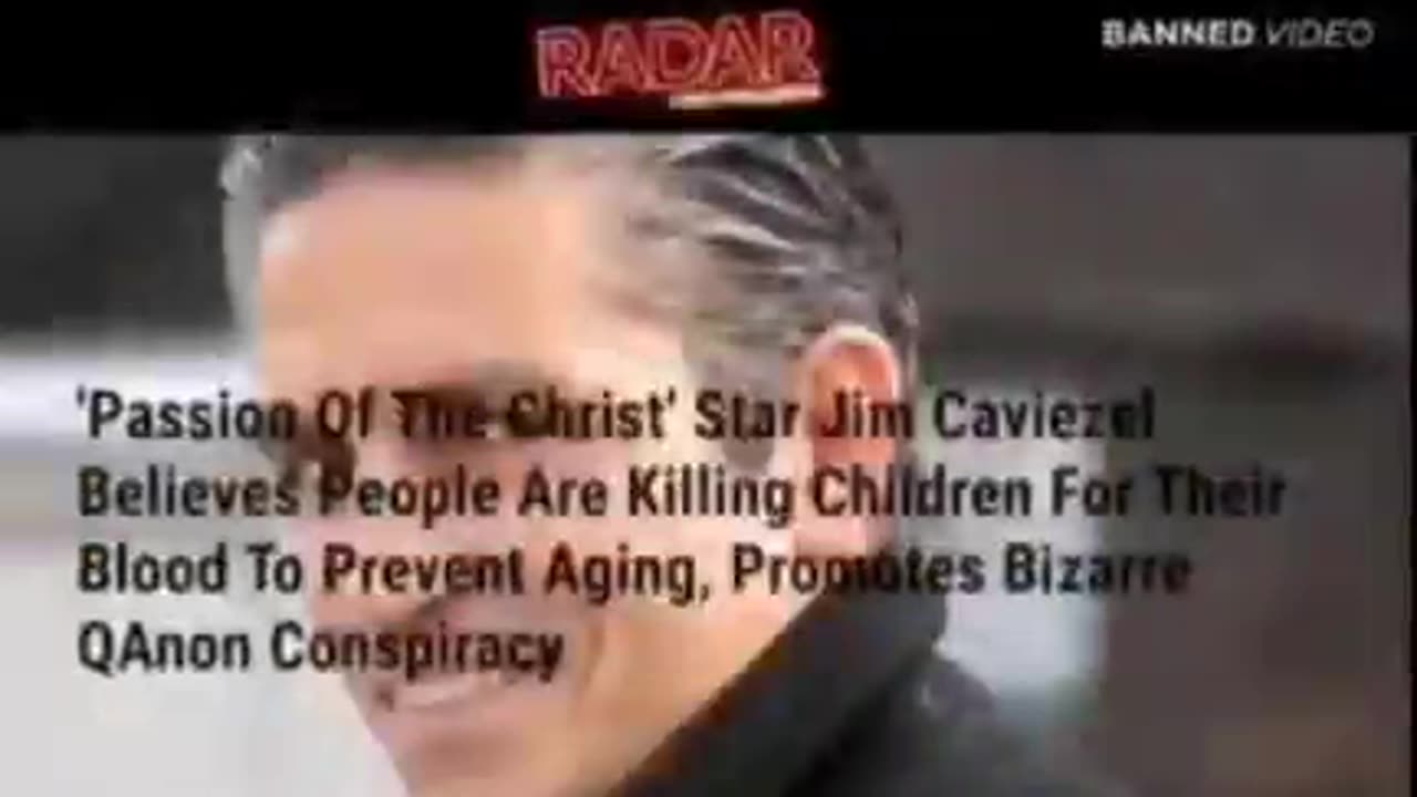 Actor Jim Caviezel is on record admitting that children are being kidnapped and ...