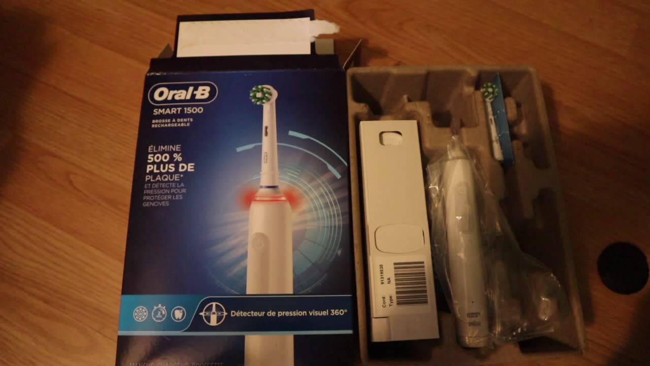 Oral-B Smart 1500 Electric Power Rechargeable Toothbrush Unboxing